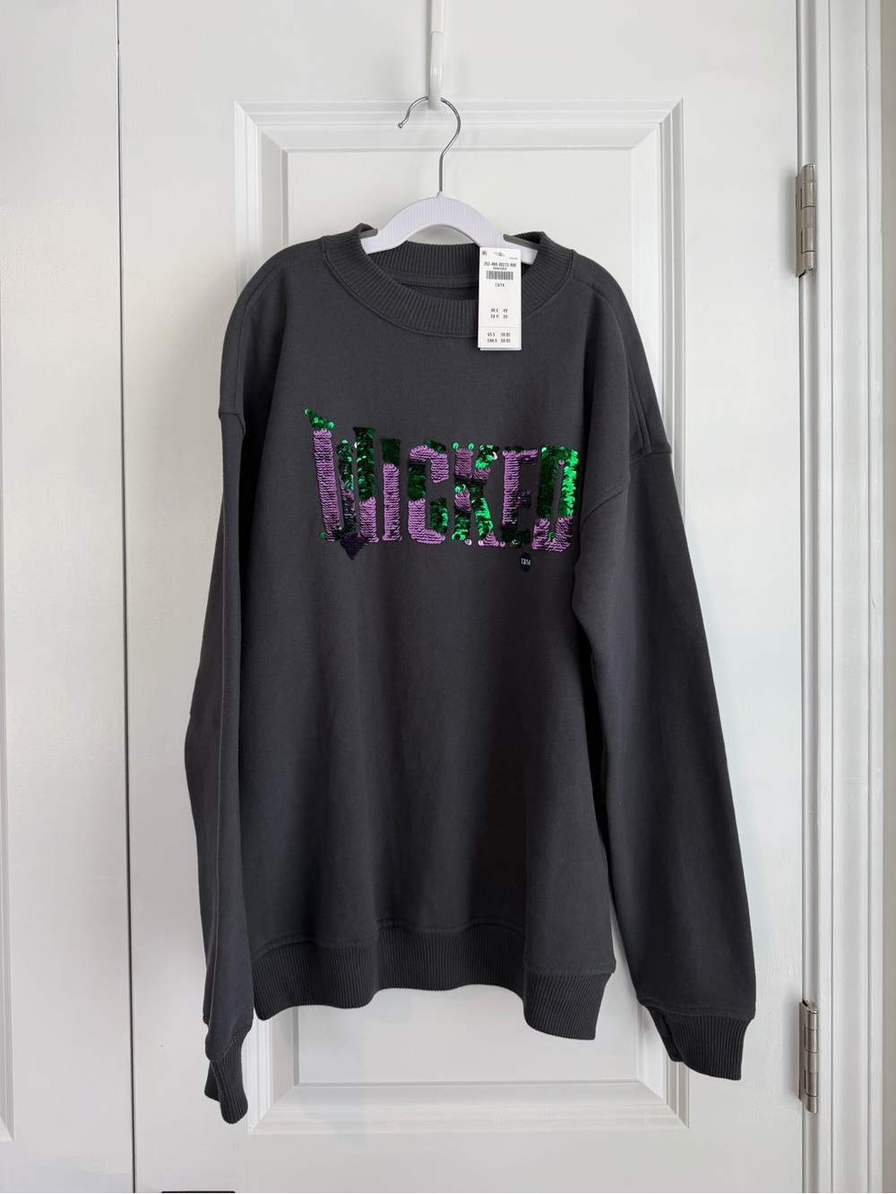 Abercrombie Kids Girls Wicked Sequin Pullover Knit NWT Size 13/14 - Picture 1 of 7